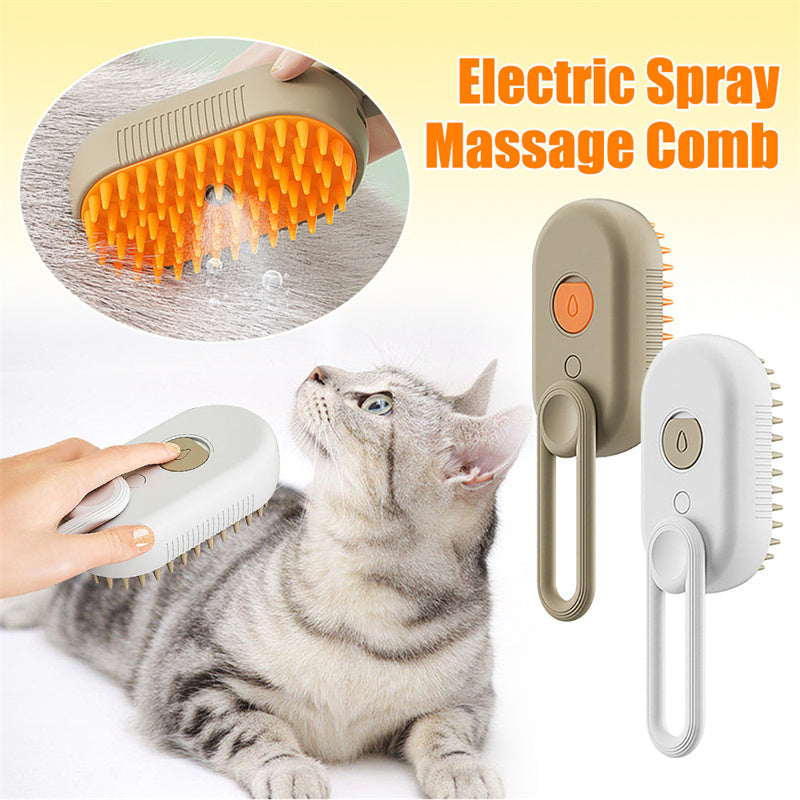 The Magic Steam Brush: 3 in 1 Electric Pet Brush