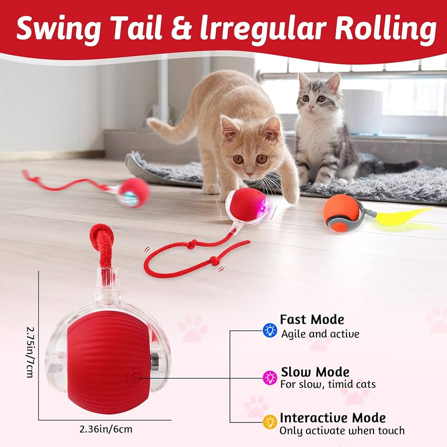 ChaseCraze™ Rolling Toy- Cat’s New Favorite Toy