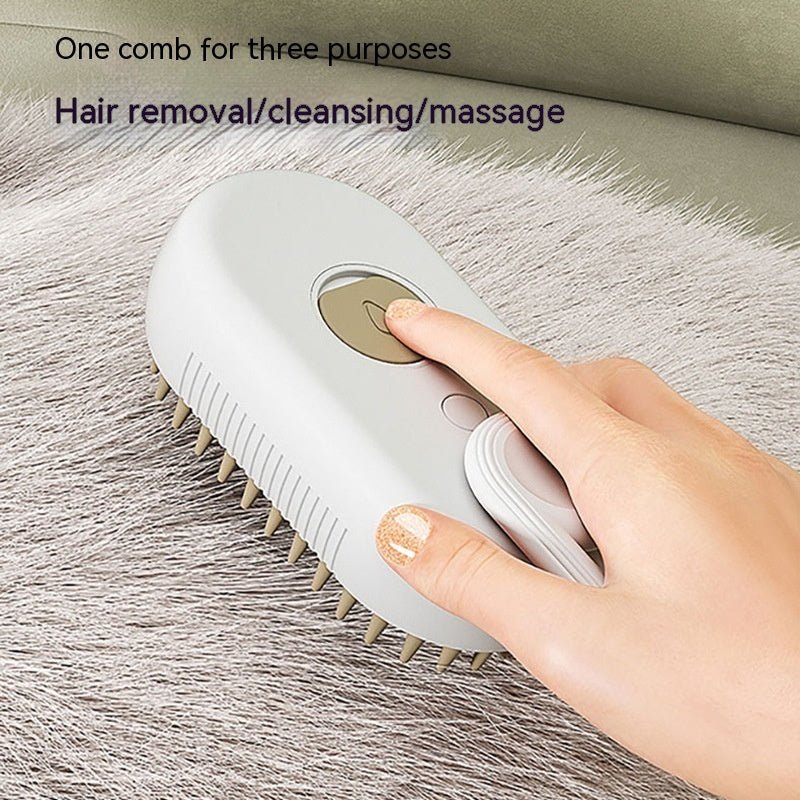 The Magic Steam Brush: 3 in 1 Electric Pet Brush