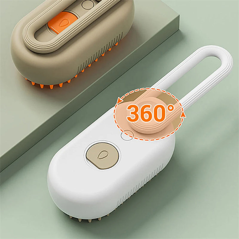 The Magic Steam Brush: 3 in 1 Electric Pet Brush